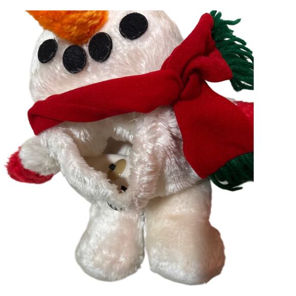 1988 Fairview Plush Christmas Stockings Set of 3 Rudolph Santa Snowman VTG - Picture 14 of 15